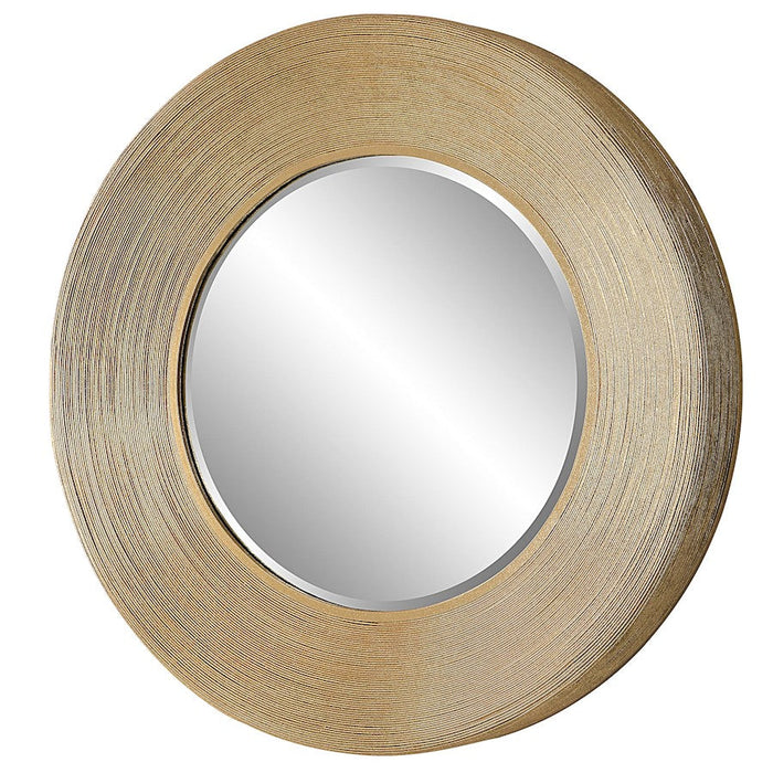 Uttermost Archer Gold Wire Round Mirror