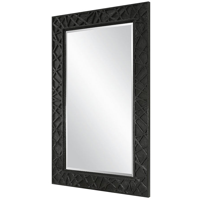 Uttermost Everest Satin Black Mirror