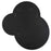 Uttermost Droplet Black Circle Mirror