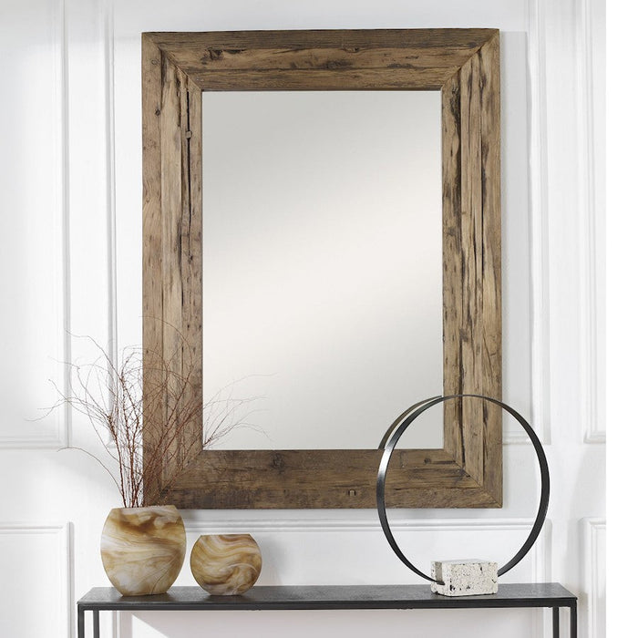 Uttermost Rennick Mirror, Rustic Wood