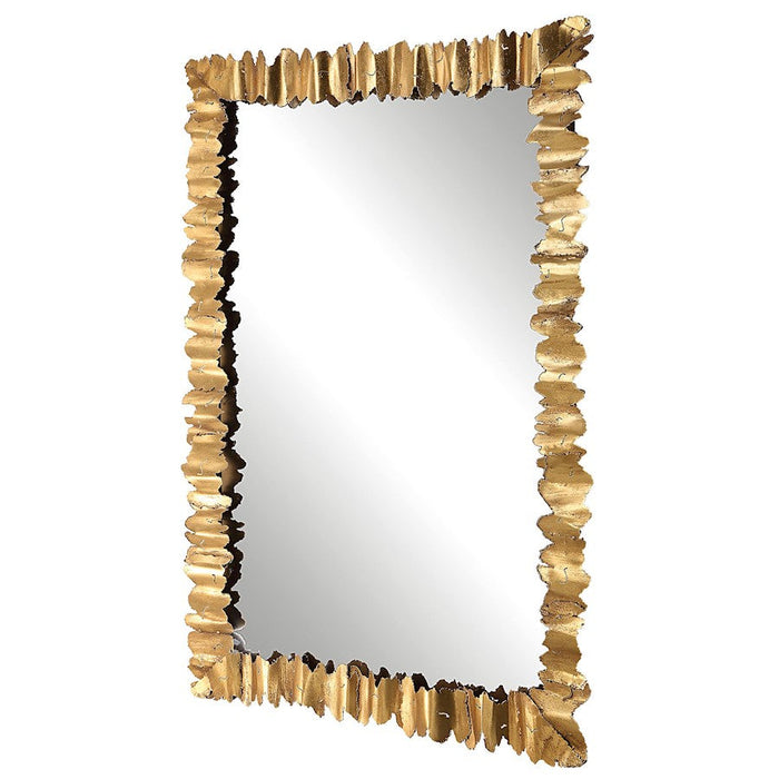 Uttermost Lev Mirror, Antique Gold