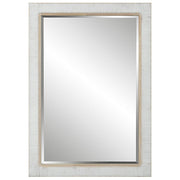 Uttermost Cape Rattan Mirror, Whitewashed - 9829