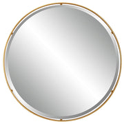 Uttermost Canillo Round Mirror, Gold - 9832