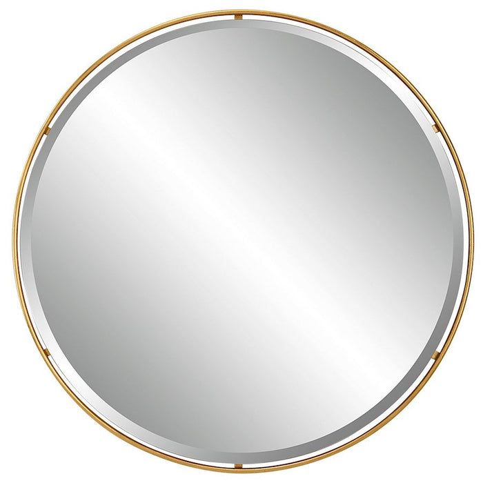 Uttermost Canillo Round Mirror, Gold - 9832