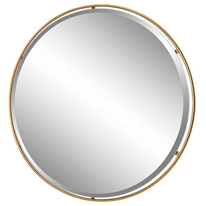 Uttermost Canillo Round Mirror, Gold