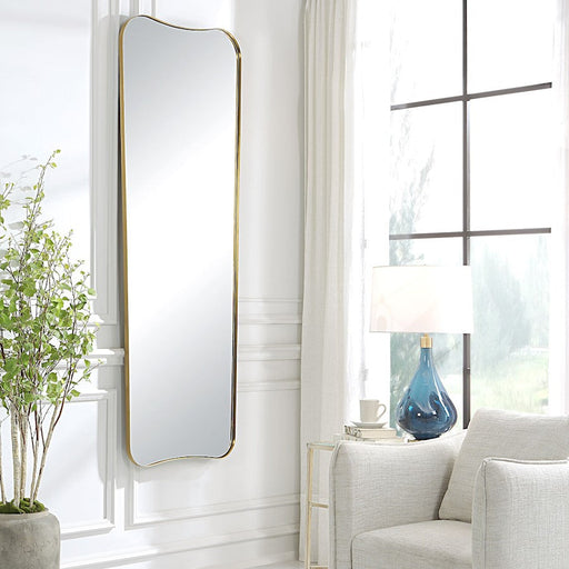 Uttermost Belvoir Large Antique Brass Mirror - 9839