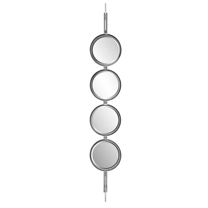 Uttermost Button Mirror, Silver - 9842