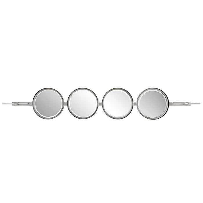 Uttermost Button Mirror, Silver