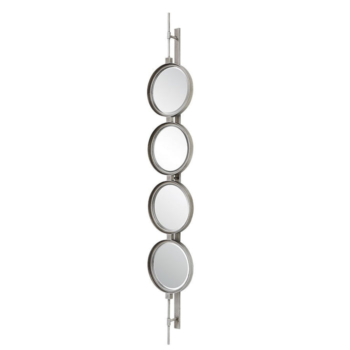 Uttermost Button Mirror, Silver