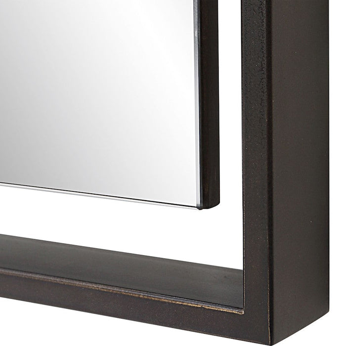 Uttermost Egon Rectangular Mirror, Bronze