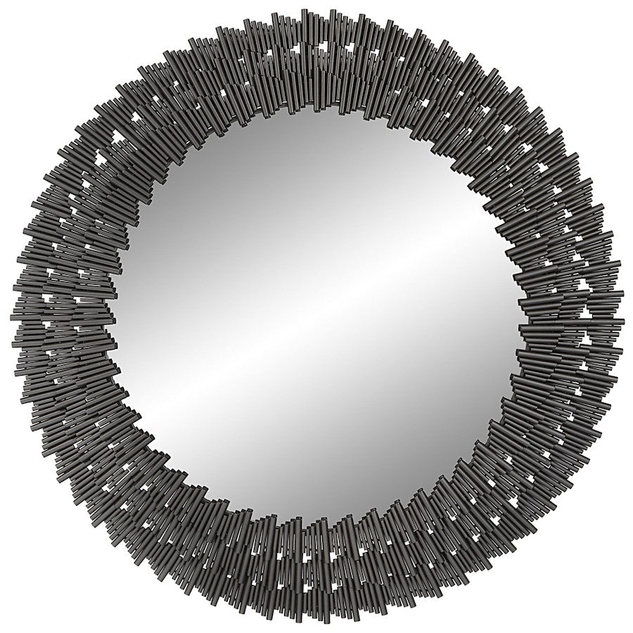 Uttermost Illusion Modern Round Mirror, Silver - 9848