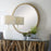 Uttermost Paradise Rattan Mirror, Gold