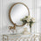 Uttermost Paradise Rattan Mirror, Gold