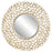 Uttermost Swirl Round Mirror, Gold - 9850