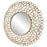 Uttermost Swirl Round Mirror, Gold