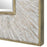 Uttermost Wharton Square Mirror, Whitewashed