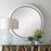 Uttermost Granada Round Mirror, Whitewash