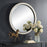 Uttermost Granada Round Mirror, Whitewash