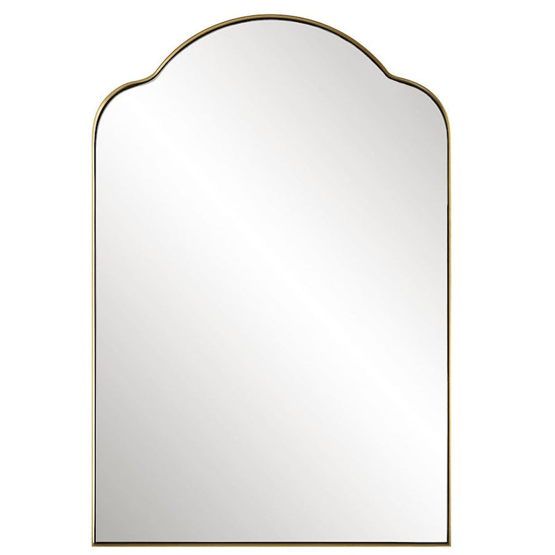 Uttermost Sidney Arch Mirror, Brushed Brass - 9896