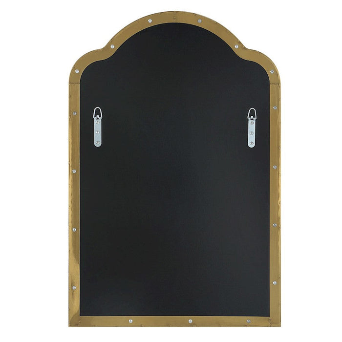 Uttermost Sidney Arch Mirror, Brushed Brass