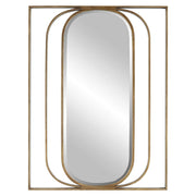 Uttermost Replicate Contemporary Oval Mirror, Antique Gold - 9897