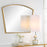 Uttermost Boundary Arch Mirror, Antiqued Gold Leaf