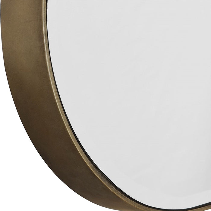 Uttermost Lago Oval Mirror, Golden Bronze