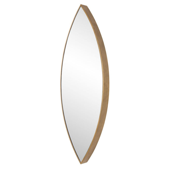 Uttermost Ellipse Gold Mirror, Antiqued Golden Bronze