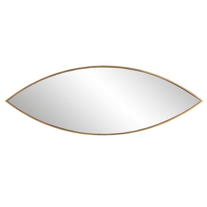 Uttermost Ellipse Gold Mirror, Antiqued Golden Bronze