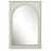 Uttermost Crisanta Gloss White Arch Mirror, Antiqued Gold Leaf - 9916