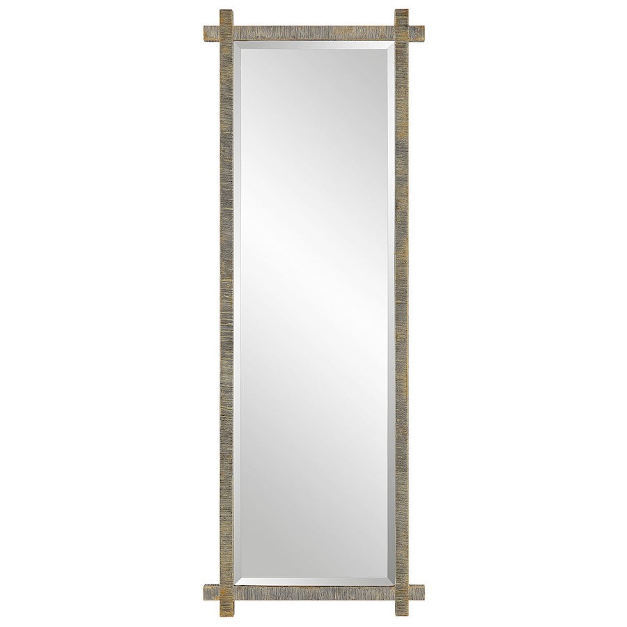 Uttermost Abanu Ribbed Gold Dressing Mirror - 9917