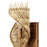 Varaluz Flow 1-Lt Sconce, Baguette/Natural Rattan/Natural