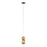 Varaluz Flow 1-Lt Cylinder Mini Pendant, Baguette/Natural Rattan