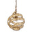 Varaluz Flow Twist Pendant, Baguette/Natural Rattan