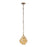 Varaluz Flow Twist Pendant, Baguette/Natural Rattan