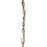 Varaluz Flow Twist Pendant, Baguette/Natural Rattan