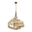 Varaluz Flow 6-Lt Twist Pendant, Baguette/Natural Rattan