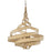 Varaluz Flow 8-Lt Twist Pendant, Baguette/Natural Rattan - 240P08BTR