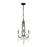 Varaluz Barcelona 3 Light Crystal Chandelier, Onyx - 270C03OX