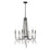 Varaluz Barcelona 6 Light Crystal Chandelier, Onyx - 270C06OX