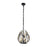 Varaluz Bask Crystal Linear Pendant, Black/Gold/Clear Crystal