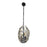 Varaluz Bask Crystal Linear Pendant, Black/Gold/Clear Crystal