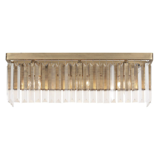 Varaluz Social Club 3 Light Bath Fixture, Havana Gold