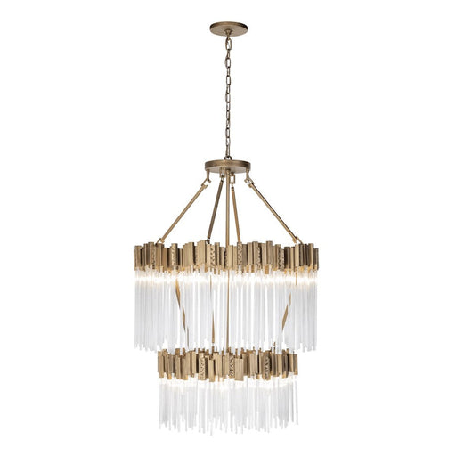 Varaluz Matrix Chandelier, Havana Gold