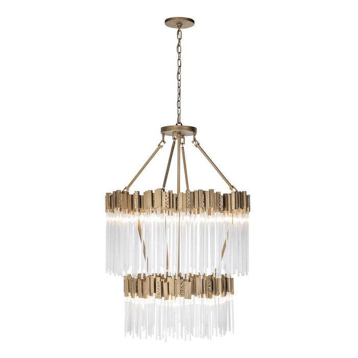 Varaluz Matrix Chandelier, Havana Gold