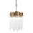 Varaluz Matrix 3-Light Pendant, Havana Gold - 309P03HG