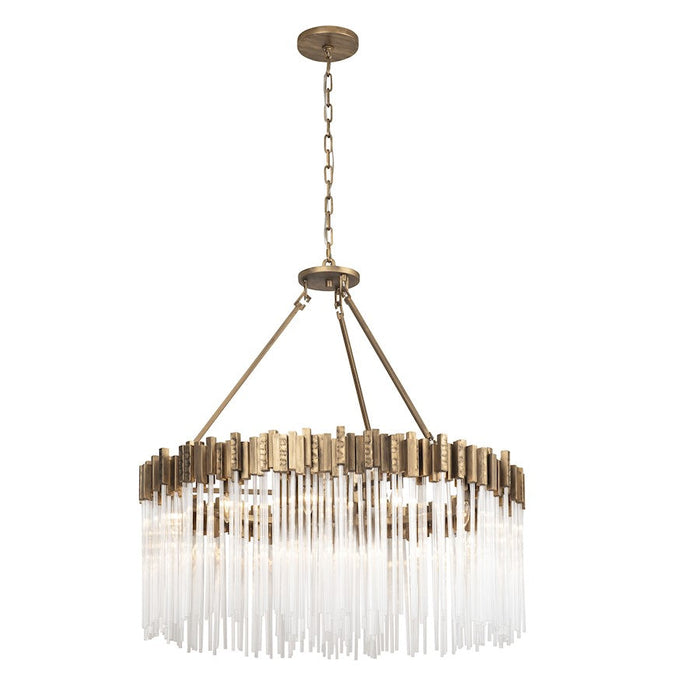 Varaluz Matrix 12 Light Pendant, Havana Gold - 309P12HG