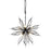 Varaluz Orbital 8-Light Small Pendant, Carbon - 311P08CB