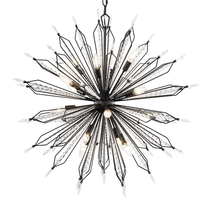 Varaluz Orbital Large 16-Light Pendant, Carbon - 311P16CB