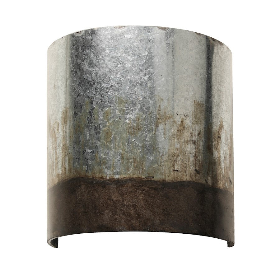 Varaluz Cannery 1-Light Sconce, Ombre Galvanized - 323W01OG